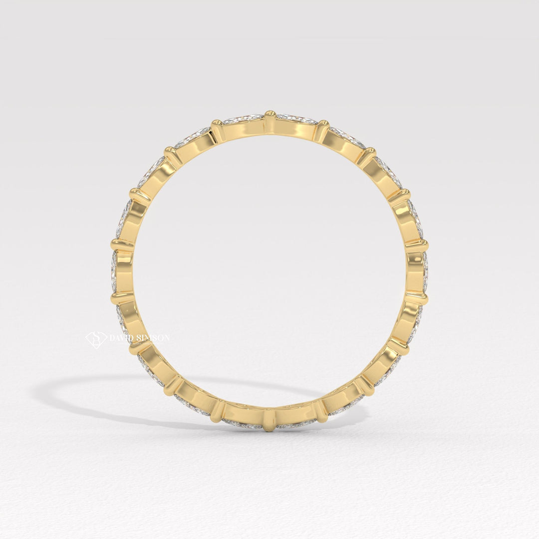 Marquise Moissanite Band
Floating Diamond Band
Floating Moissanite Ring
Eternity Wedding Band