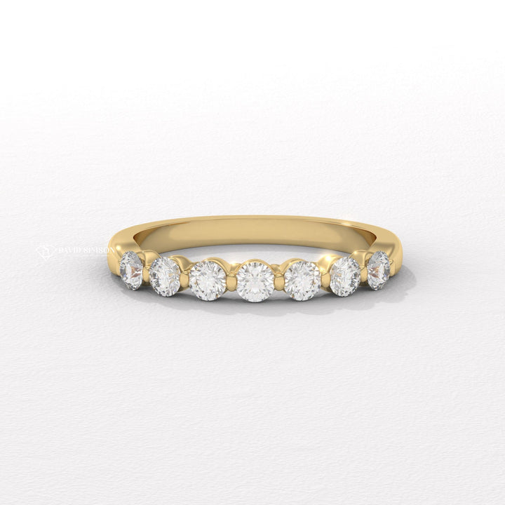 Floating Wedding Band
Bubble Wedding Band
Half Eternity Ring
Floating Moissanite Ring