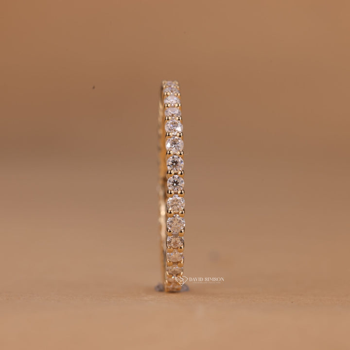 Full Circle Ring
Moissanite Eternity Ring
Stackable Wedding Band
Lab Grown Moissanite
Round Brilliant Band
Bridal Jewelry
Minimalist Wedding Ring
Luxury Eternity Band
Conflict Free Ring
Eco Friendly Jewelry
