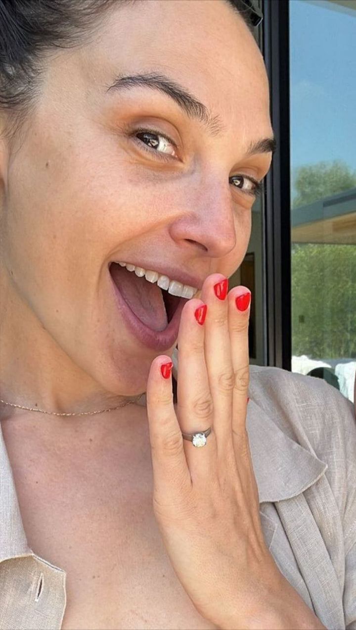 2.0CT Round Cut Diamond Solitaire Gal Gadot Engagement Ring