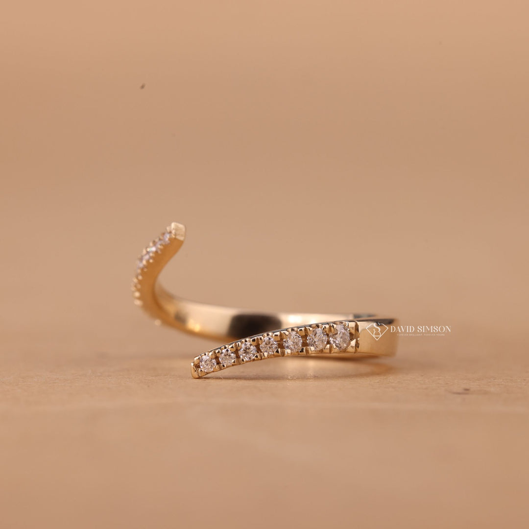 Conflict Free Stacking Band
Round Cut Promise Ring
Eco Friendly Jewelry
Floating Diamond Band
