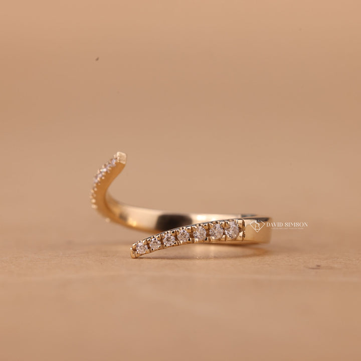 Conflict Free Stacking Band
Round Cut Promise Ring
Eco Friendly Jewelry
Floating Diamond Band
