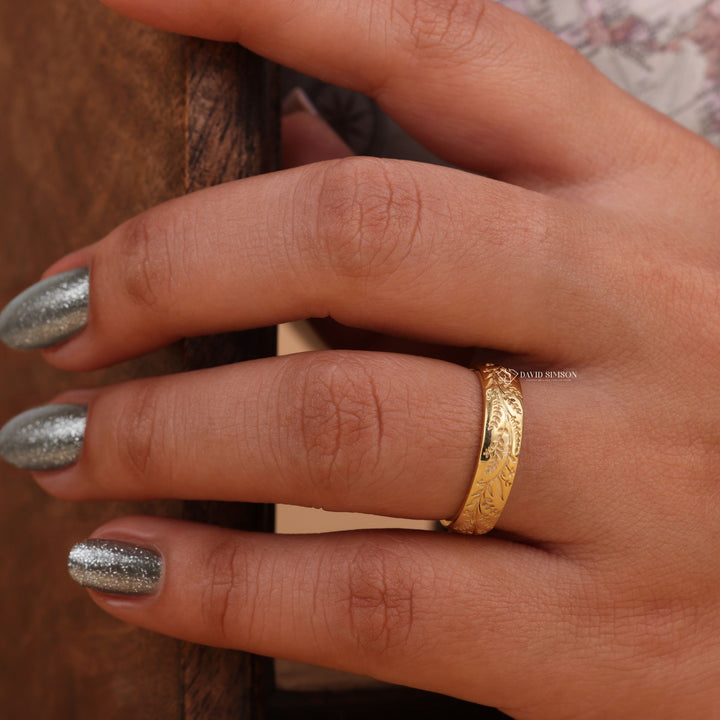 18K Yellow Gold Band
18K Rose Gold Band
18K White Gold Band
Custom Engraved Ring
Polished Gold Band
