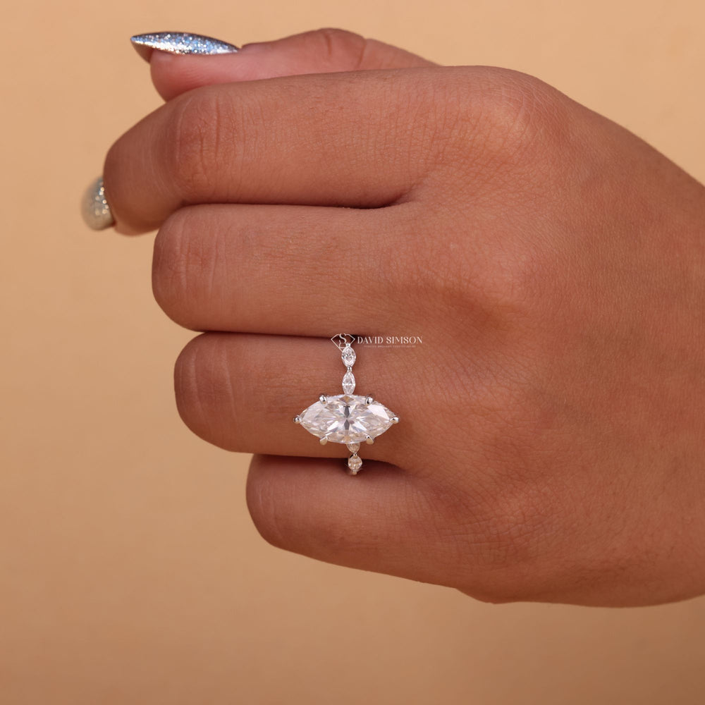 Moissanite Ring
Marquise Cut Solitaire
2.0CT Marquise Engagement
3.0CT Marquise Solitaire
Marquise Pave Band
