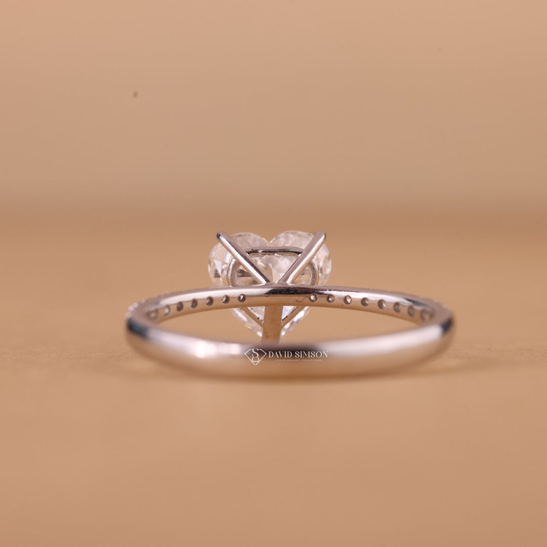 Romantic Heart Shaped Jewelry
Eco-Friendly Heart Ring
Hidden Halo Heart Moissanite
Heart Cut Promise Ring
