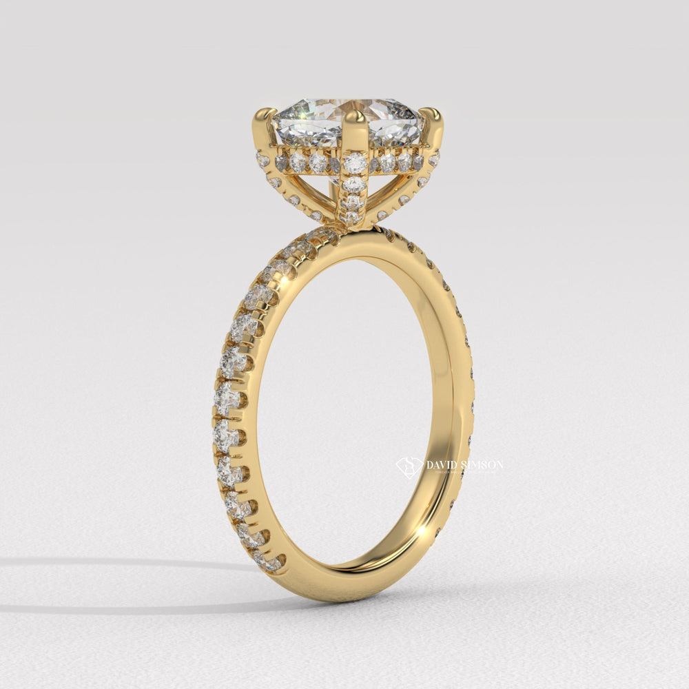 Best hidden halo diamond rings, Classic hidden halo engagement rings, Affordable hidden halo rings,