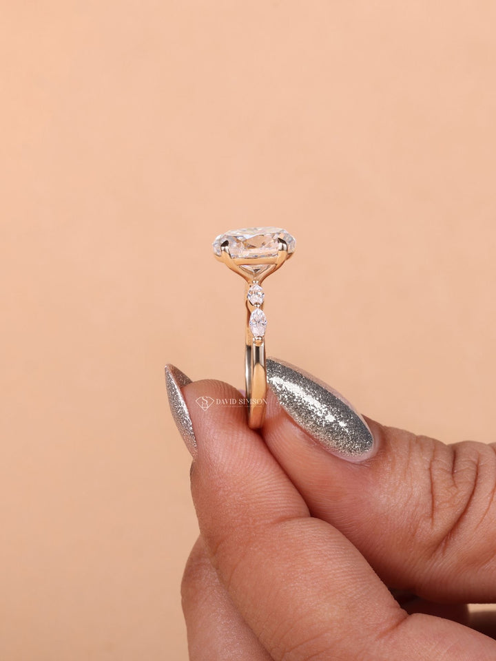 Unique pave engagement rings, Pave ring vs solitaire ring, Best metal for pave rings, Oval cut pave diamond rings, How to choose a pave ring, Pave rings for her,