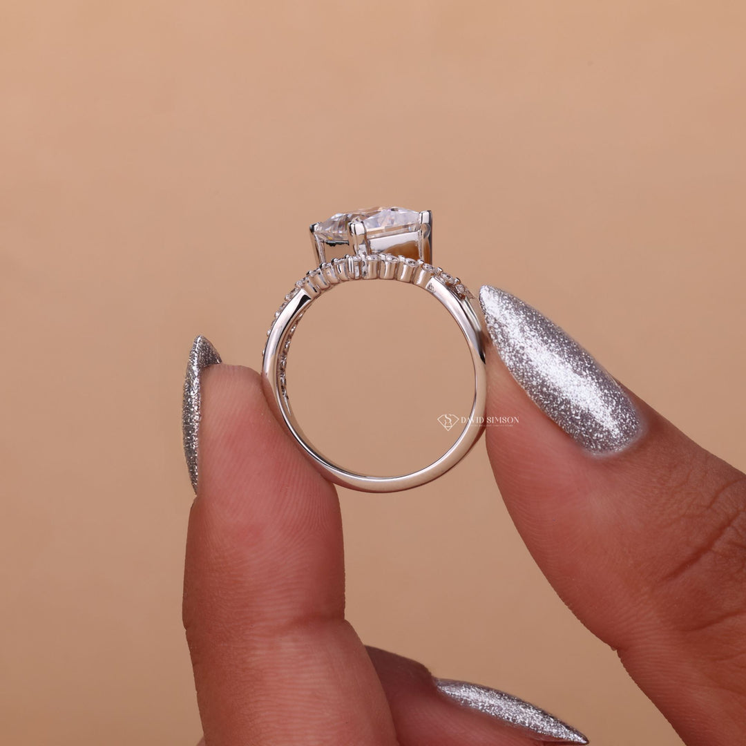 Princess Cut Solitaire
Infinity Band Ring
Moissanite Jewelry
Unique Engagement Ring
Lab Grown Diamond Ring