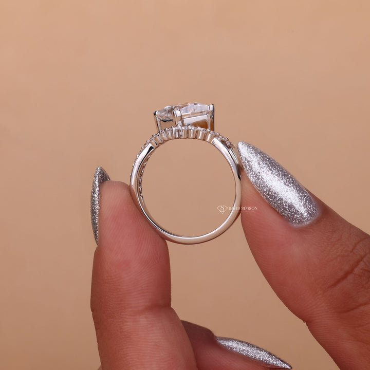 Princess Cut Solitaire
Infinity Band Ring
Moissanite Jewelry
Unique Engagement Ring
Lab Grown Diamond Ring