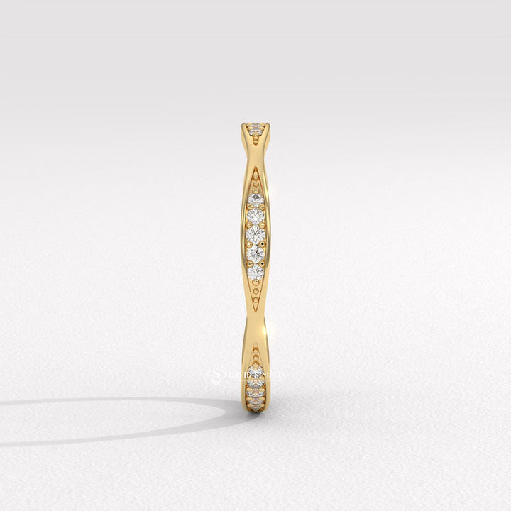 Infinity Wedding Band
Infinity Ring
Moissanite Infinity Ring
Twist Wedding Band