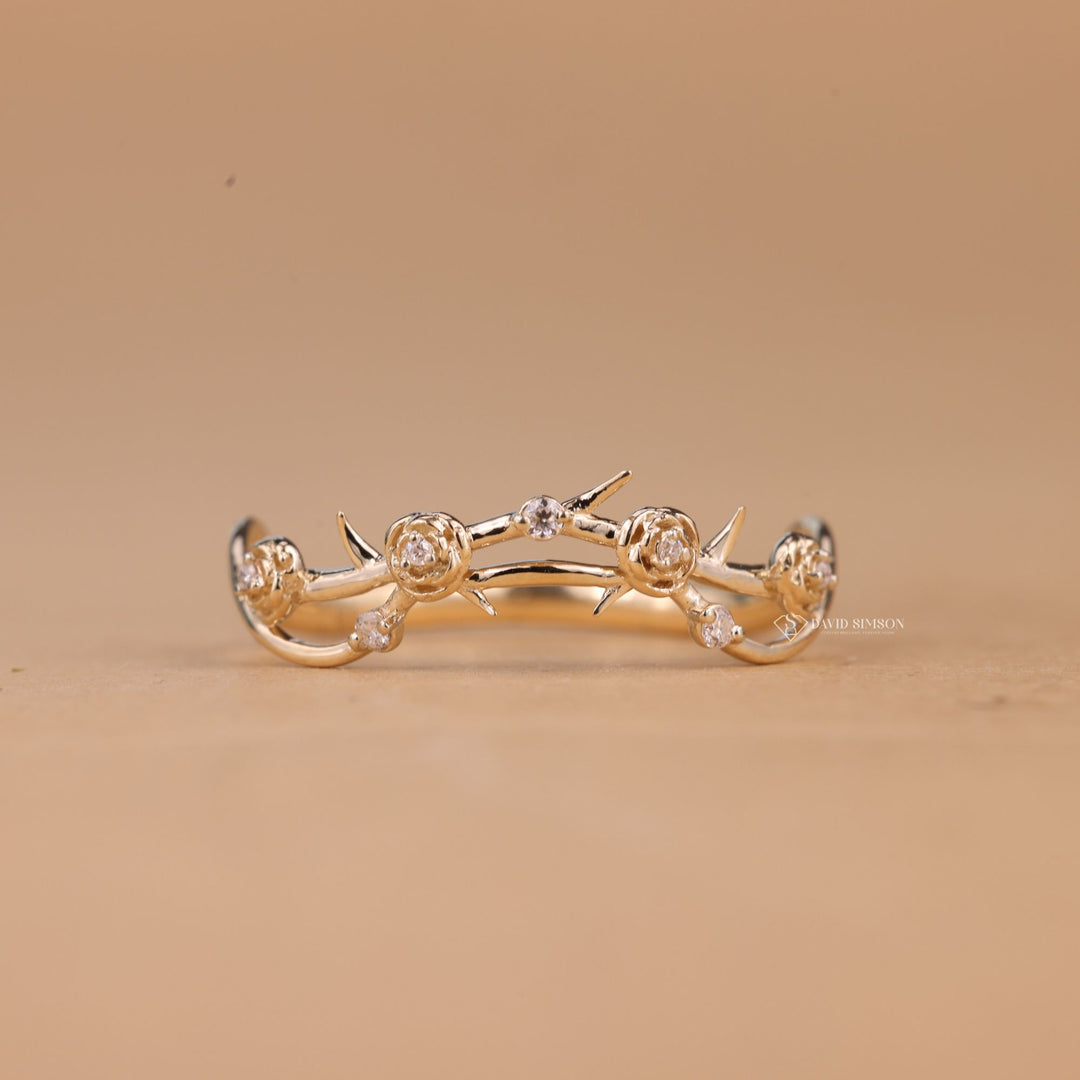 Round Moissanite Band
Nature Inspired Band
Flower Wedding Band
Round Cut Moissanite
Floral Diamond Band
Moissanite Flower Ring
Botanical Wedding Band
Leaf Inspired Ring
