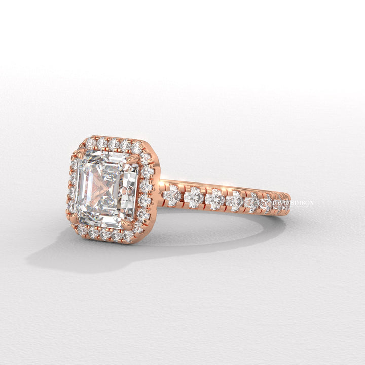  Lab-grown diamond ring in 14K gold, Lab-grown solitaire ring for wedding, Certified lab-grown diamond ring for sale,