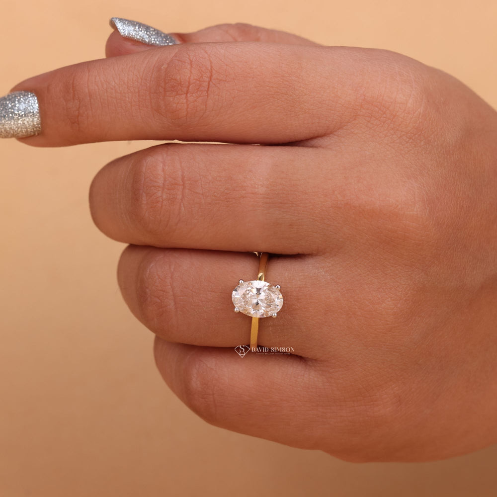 D Color VVS1 Oval Moissanite
Lab Created Oval Engagement Ring
Brilliant Oval Cut Moissanite
Elongated Oval Moissanite Solitaire