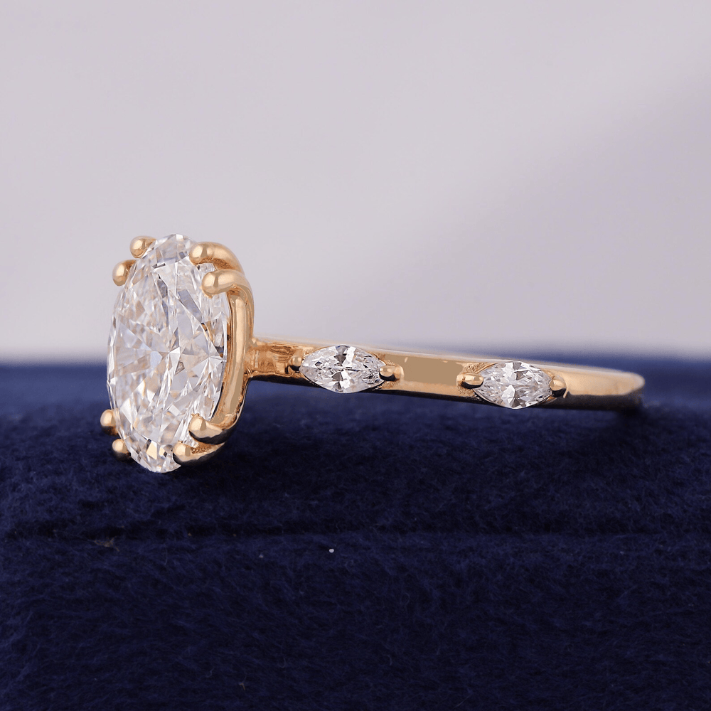 2 Carat Moissanite
3 Carat Moissanite
Oval Solitaire Ring
Lab Diamond Alternative
