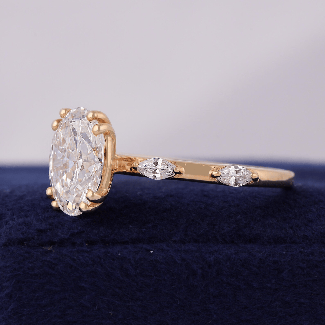 2 Carat Moissanite
3 Carat Moissanite
Oval Solitaire Ring
Lab Diamond Alternative

