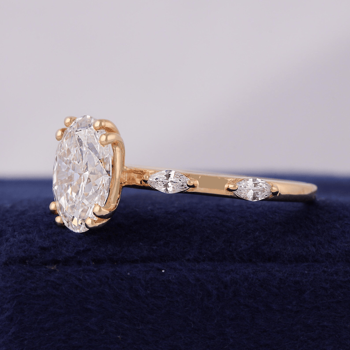 2 Carat Moissanite
3 Carat Moissanite
Oval Solitaire Ring
Lab Diamond Alternative
