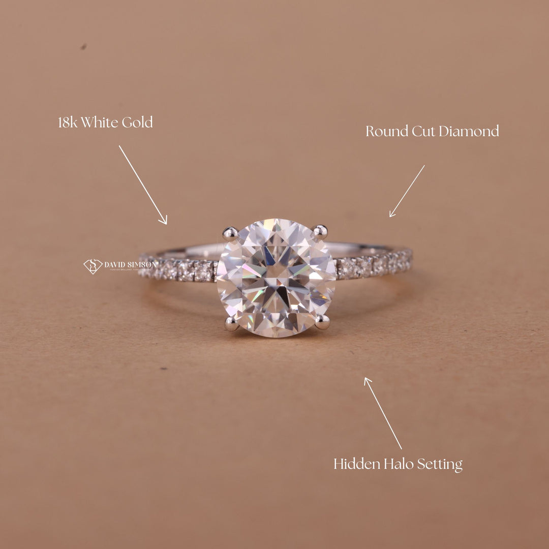 Ethical Engagement Ring
Sustainable Diamond Alternative
Lab Grown Diamond Alternative
