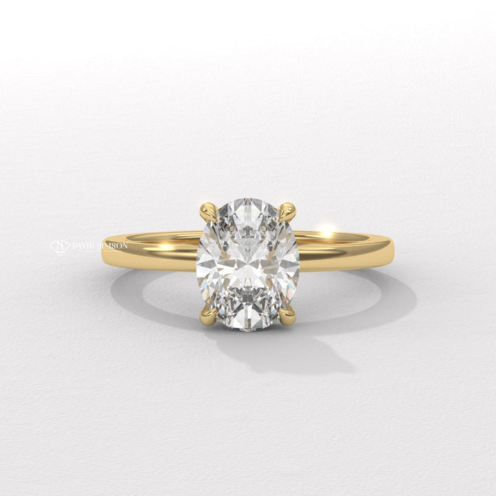 Lab grown diamond engagement rings for women, Affordable lab grown diamond rings online,