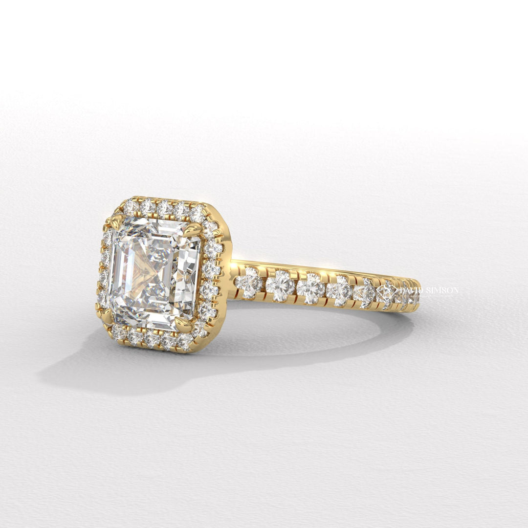  Lab grown diamond rings in white gold, Unique lab grown diamond rings for her, Lab grown moissanite vs diamond comparison rings, 