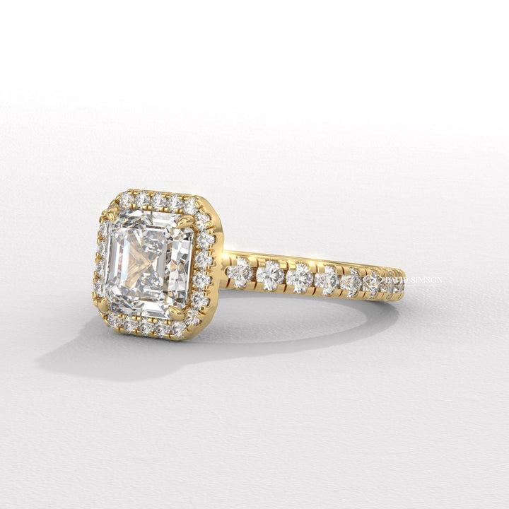  Lab grown diamond rings in white gold, Unique lab grown diamond rings for her, Lab grown moissanite vs diamond comparison rings, 