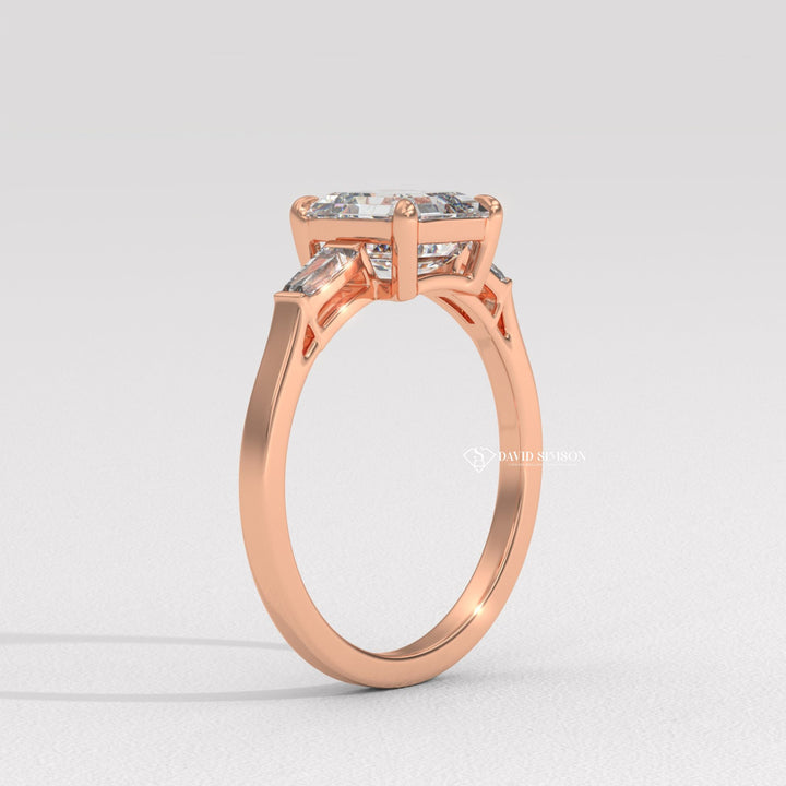 Asscher Cut Ring
2ct Asscher Ring
3ct Asscher Ring
Large Moissanite Ring
