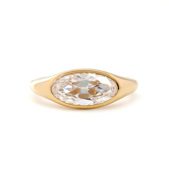 Unique Oval Engagement Ring
Modern Vintage Jewelry
3.5 Carat Moissanite
4.5 Carat Moissanite
Lab Created Diamond Alternative
