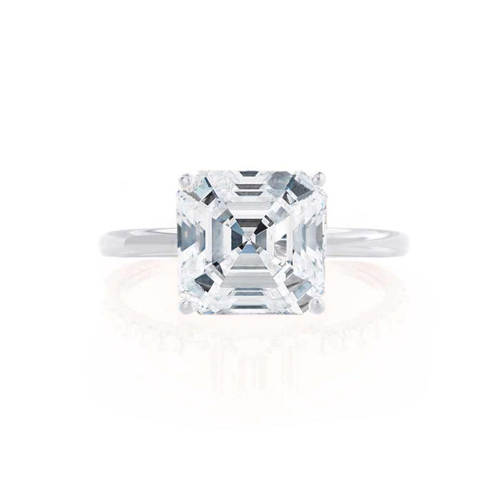 asscher-shaped-moissanite-solitaire-engagement-ring