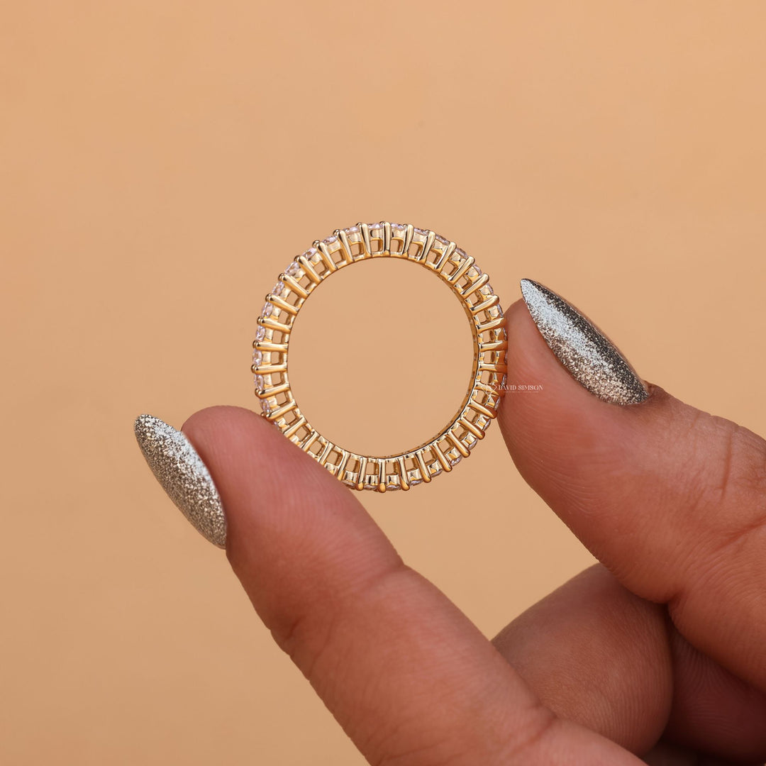 Luxury Eternity Band
Conflict Free Ring
Eco Friendly Jewelry
Dainty Eternity Ring
