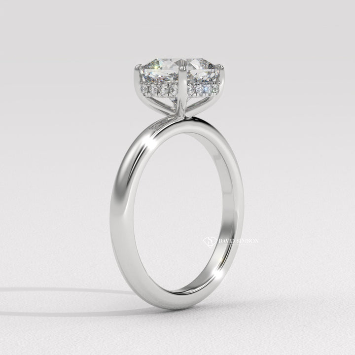 Trendy engagement ring, Fashionable engagement ring, Versatile engagement ring, Ethical engagement ring, Sustainable engagement ring, Conflict-free engagement ring