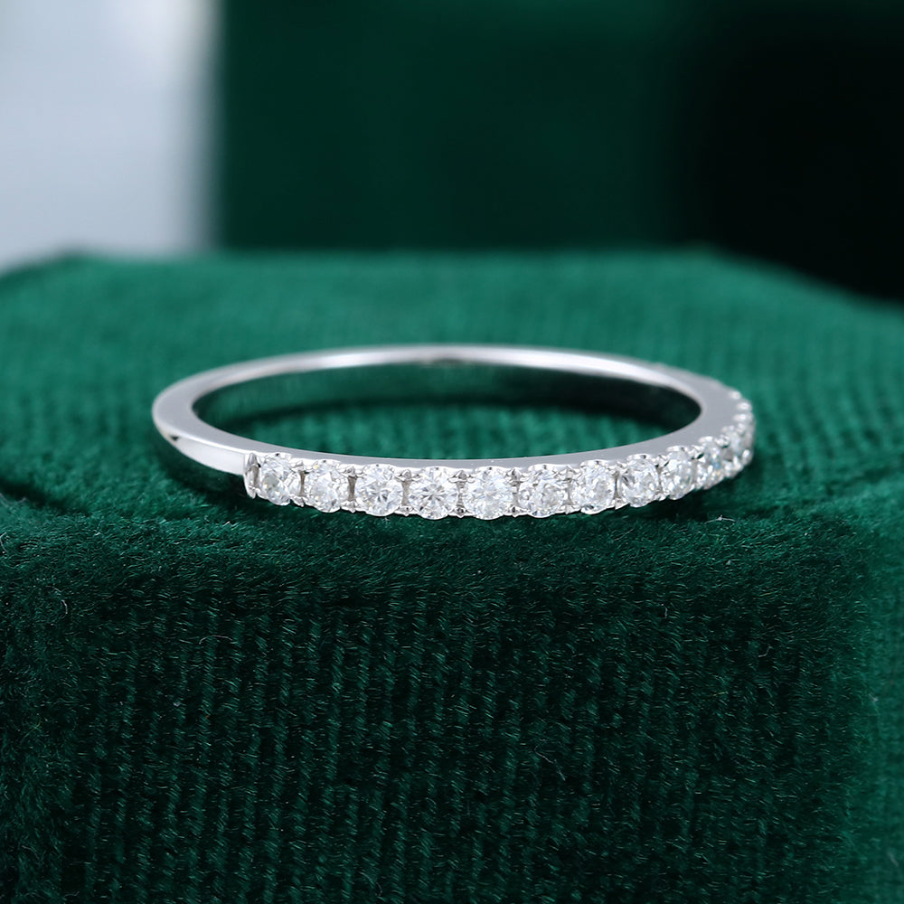 round-moissanite-half-eternity-wedding-band