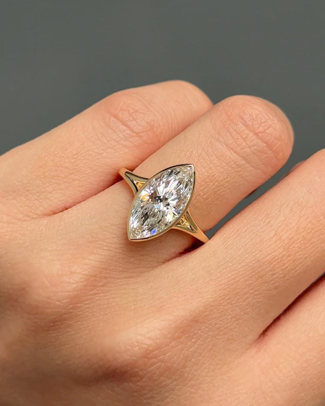 Split Shank Solitaire
Large Marquise Ring
Modern Bridal Jewelry
Sustainable Luxury Ring
Ethical Diamond Ring
Marquise Cut Bridal
