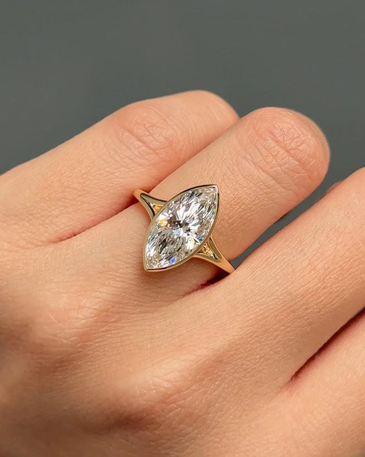 Split Shank Solitaire
Large Marquise Ring
Modern Bridal Jewelry
Sustainable Luxury Ring
Ethical Diamond Ring
Marquise Cut Bridal
