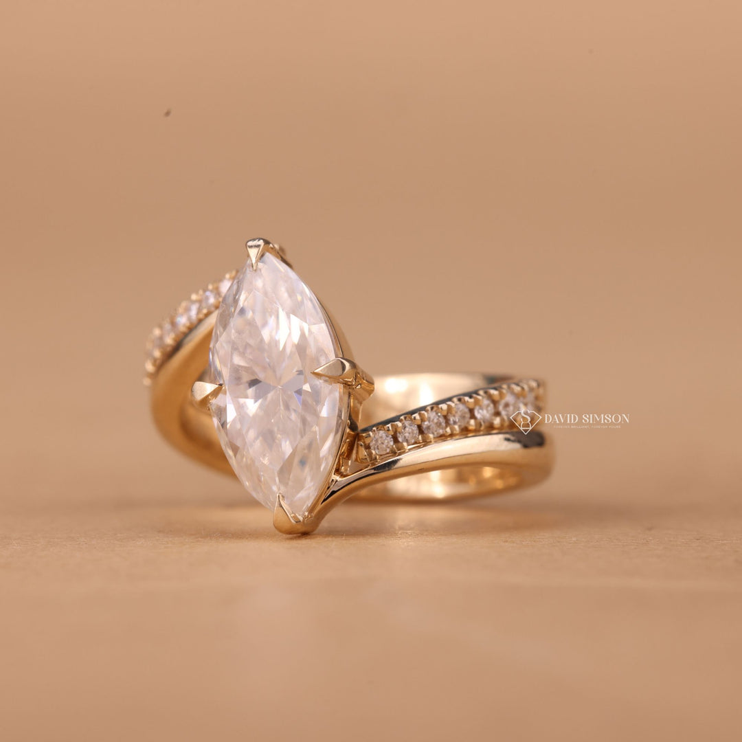 Curved Eternity Band
3CT Engagement Ring

