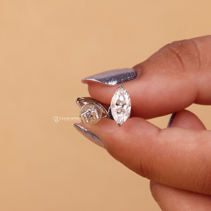 Ethical Moissanite Jewelry
Marquise Shaped Studs
Lab Grown Diamond Studs
