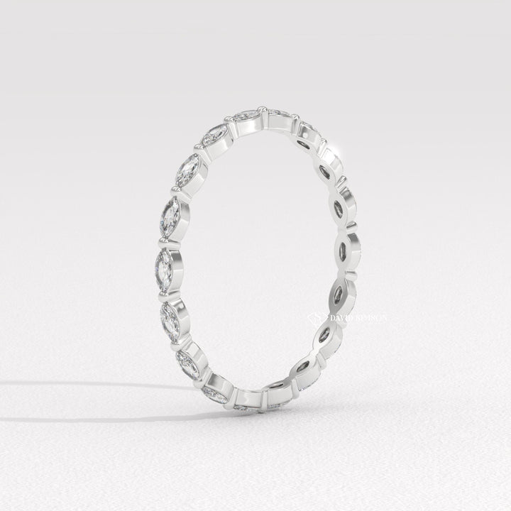 Marquise Cut Ring
Navette Cut Ring
Elegant Wedding Band
Statement Eternity Ring