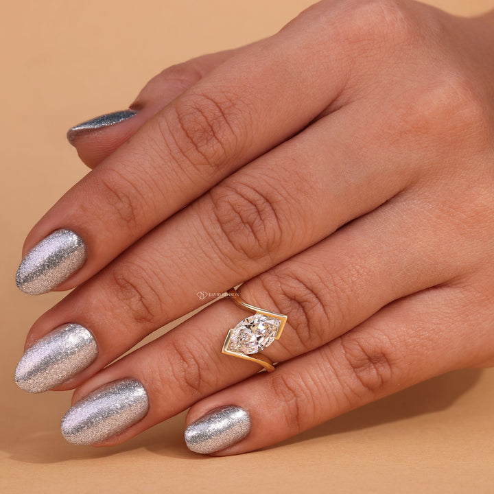 Modern Bridal Jewelry
Unique Style Ring
Marquise Solitaire
Conflict Free Ring
Handmade Jewelry
Statement Engagement Ring
Eco Friendly Jewelry
