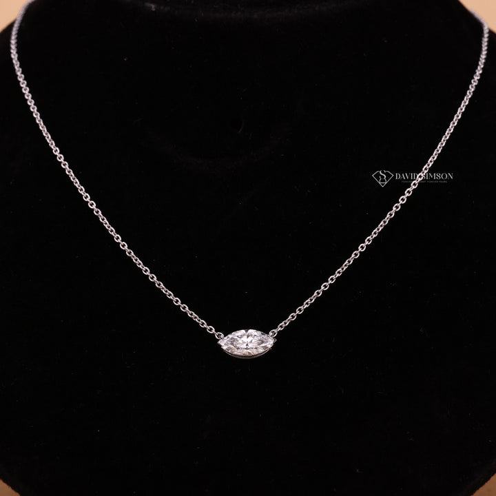 Marquise Solitaire Necklace
East West Pendant
Marquise Cut Diamond
Horizontal Diamond Necklace
Solitaire Diamond Pendant