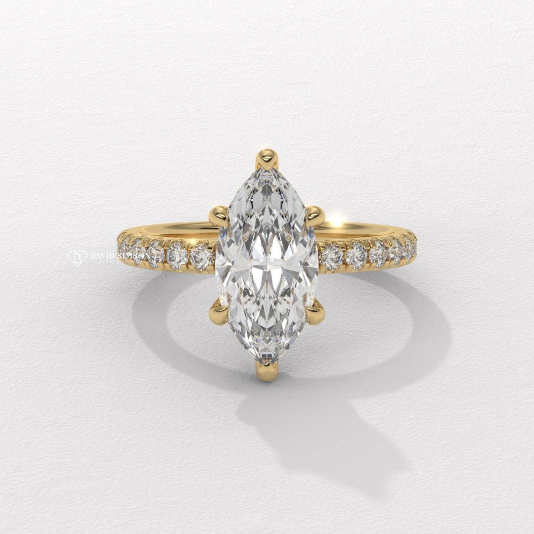 Marquise diamond engagement ring, Marquise solitaire engagement ring, Marquise halo engagement ring, Marquise pave engagement ring, Marquise vintage engagement ring,