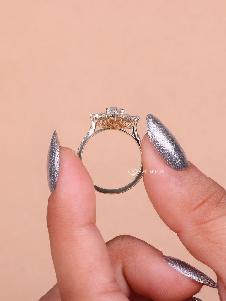 Marquise halo engagement ring, Marquise pave engagement ring, Marquise vintage engagement ring, Marquise classic engagement ring, Marquise modern engagement ring, Marquise three-stone engagement ring, Marquise side stone engagement ring,