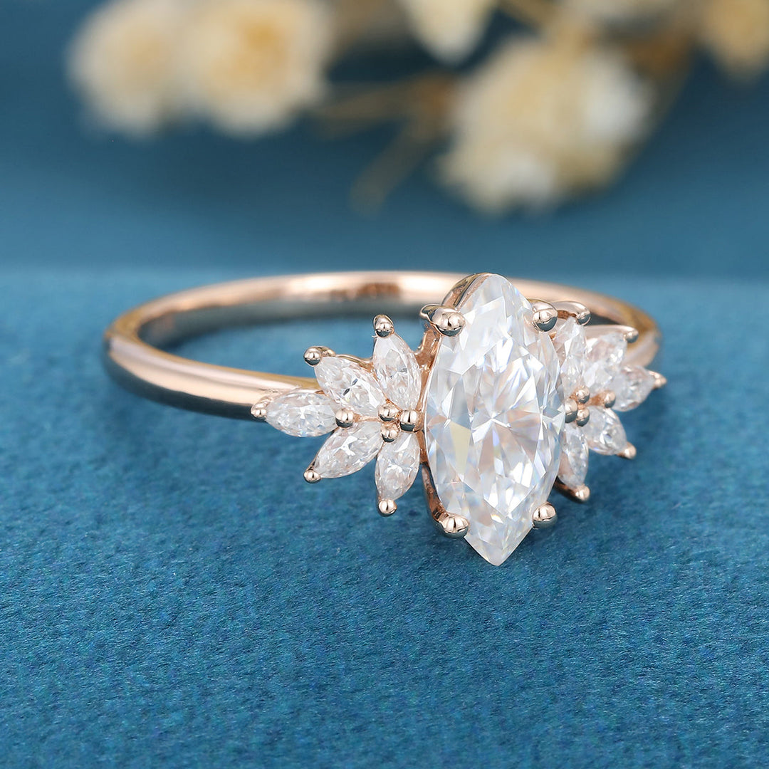 marquise-shaped-moissanite-cluster-engagement-ring-4