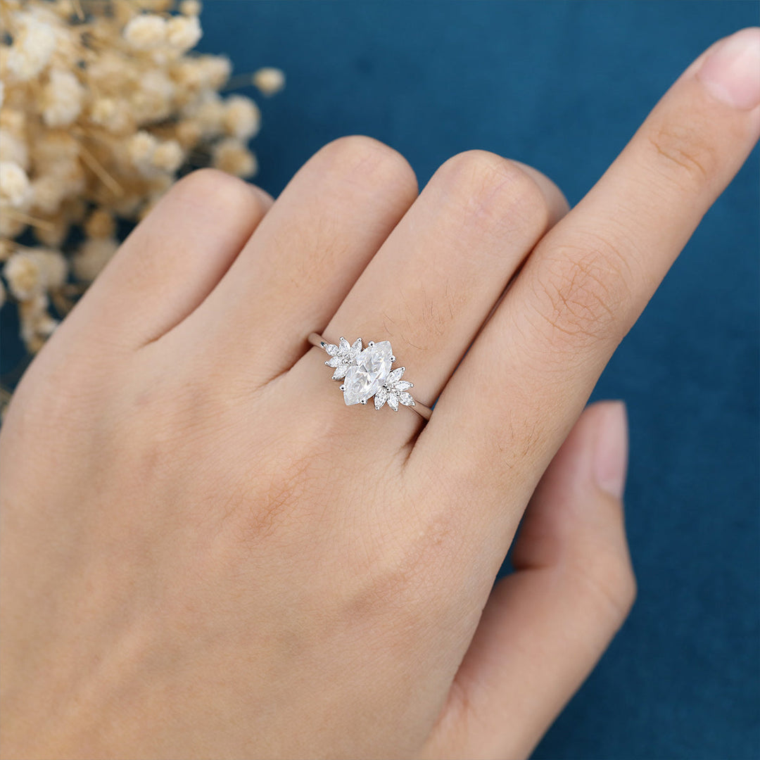 marquise-shaped-moissanite-cluster-engagement-ring-5