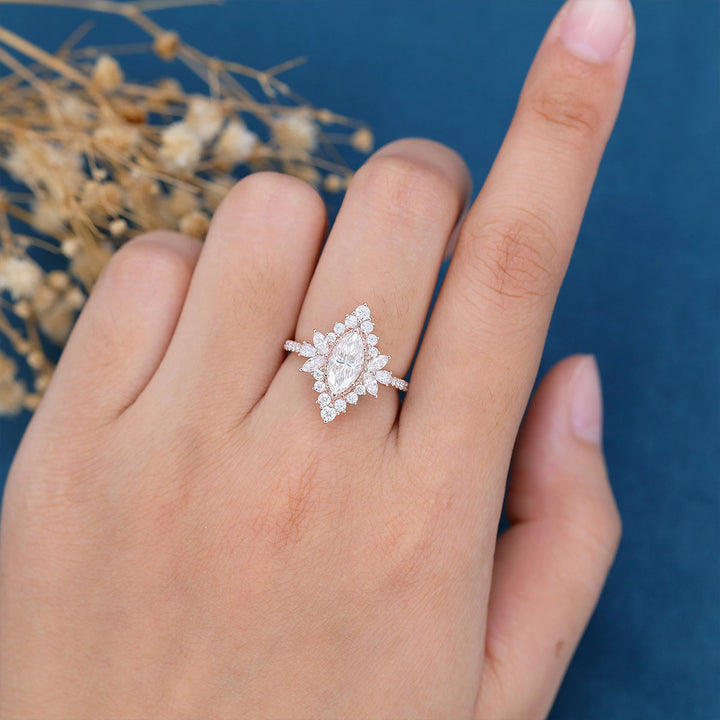 marquise-shaped-moissanite-cluster-engagement-ring-7