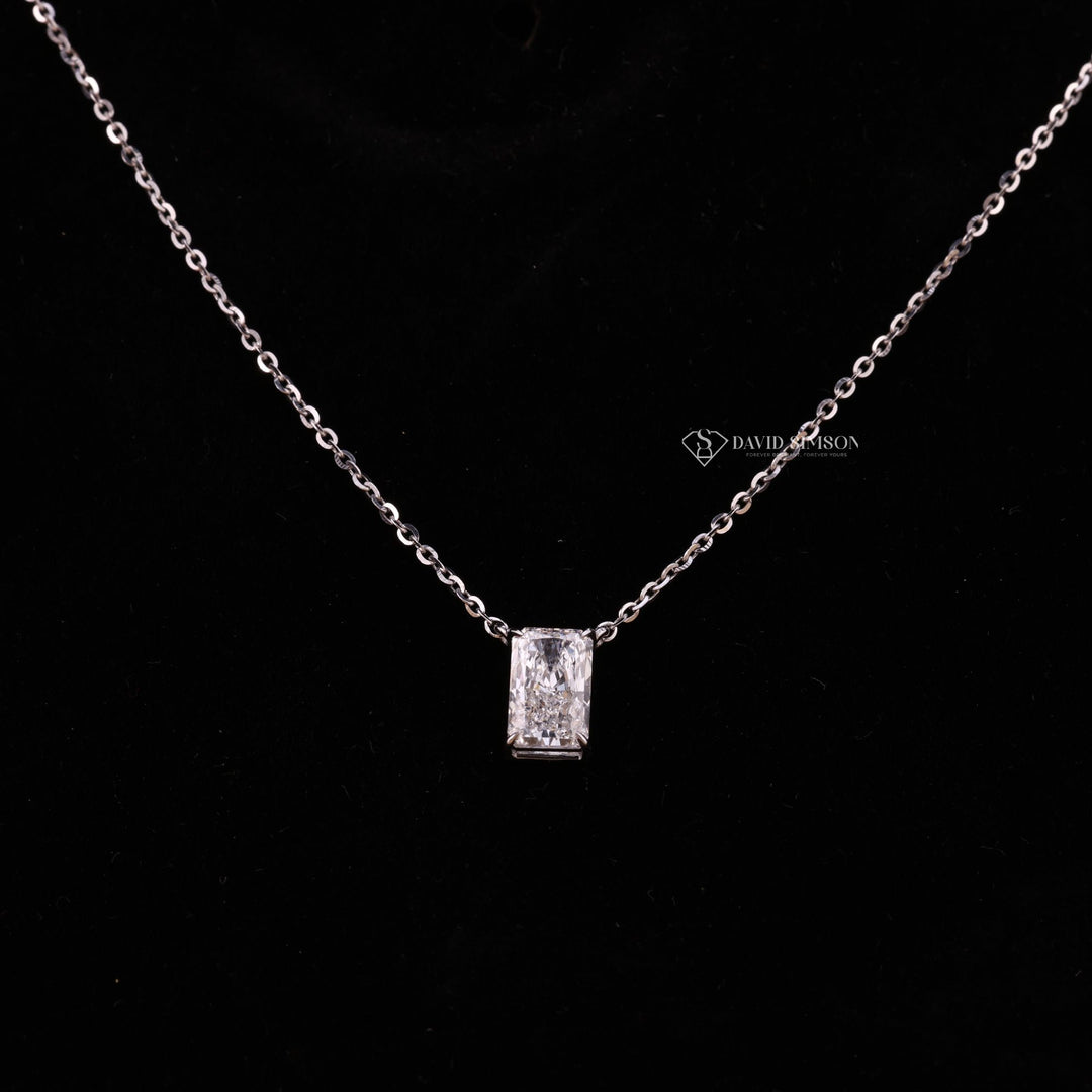 adiant Cut Moissanite
Solitaire Necklace
Moissanite Pendant
Diamond Solitaire Necklace
Radiant Moissanite Necklace