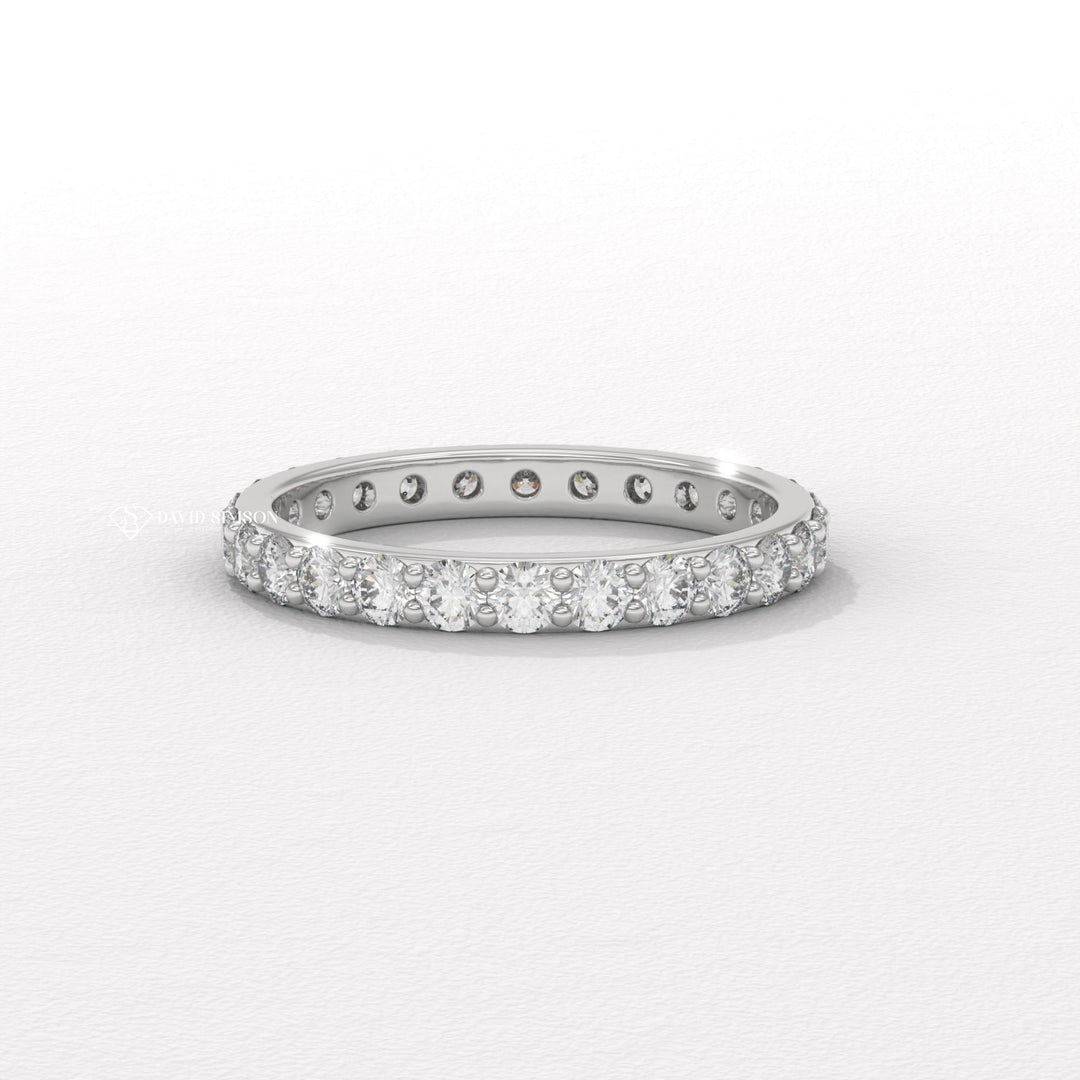 Minimalist Wedding Band
Classic Eternity Band
Bridal Band