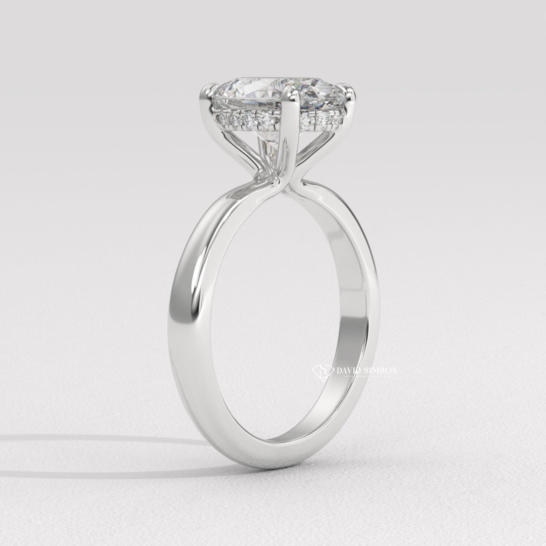 Elegant engagement ring, Whimsical engagement ring, Chic engagement ring, Glamorous engagement ring, Sophisticated engagement ring, Minimalist engagement ring