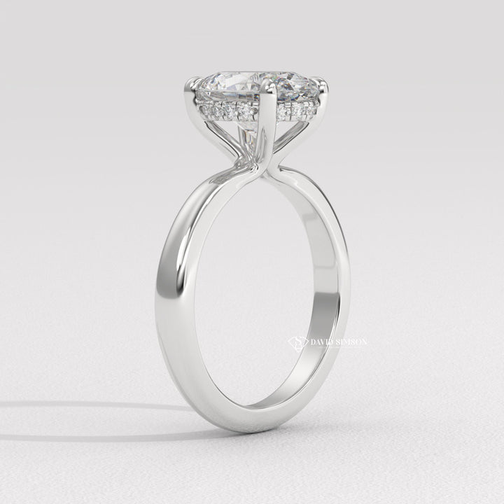 Elegant engagement ring, Whimsical engagement ring, Chic engagement ring, Glamorous engagement ring, Sophisticated engagement ring, Minimalist engagement ring