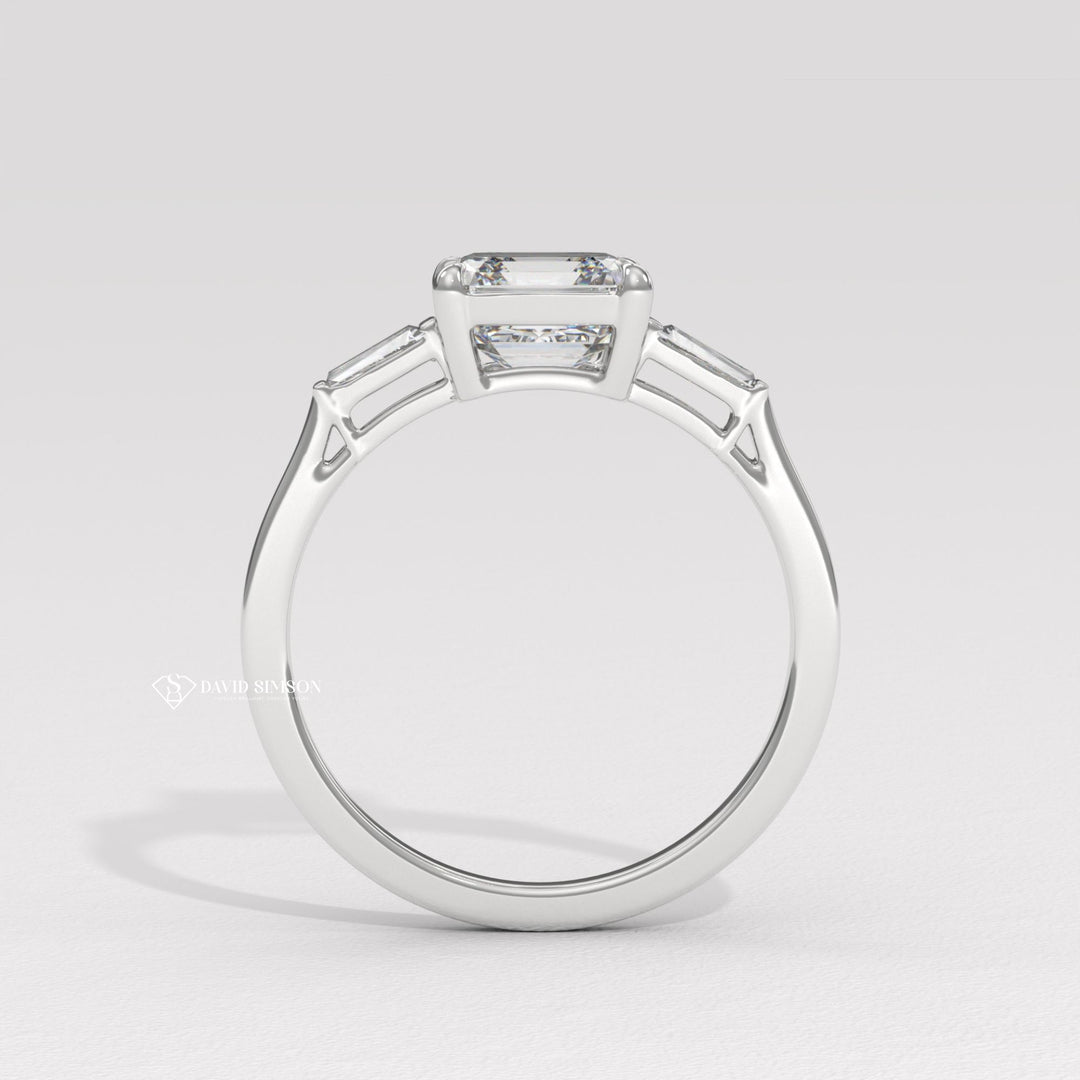 Asscher Diamond Ring
Vintage Style Ring
Art Deco Engagement Ring
Modern Asscher Ring
Unique Engagement Ring