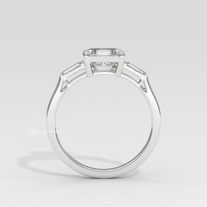 Asscher Diamond Ring
Vintage Style Ring
Art Deco Engagement Ring
Modern Asscher Ring
Unique Engagement Ring