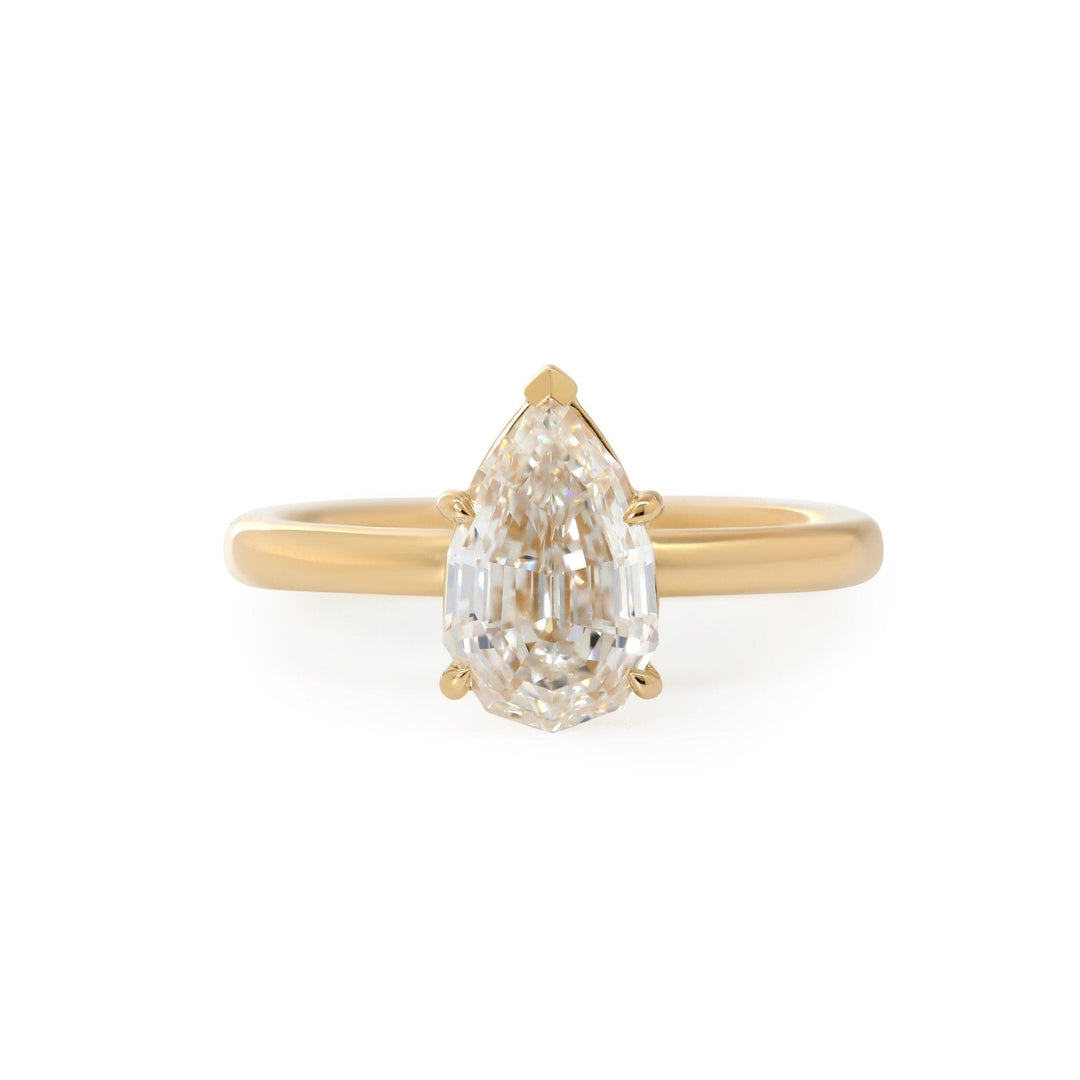 Architectural Ring
Emerald Cut Pear
High Sparkle Moissanite
Pear Anniversary Gift
Large Pear Moissanite
Alternative Engagement
