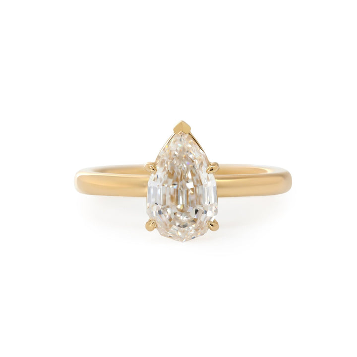 Architectural Ring
Emerald Cut Pear
High Sparkle Moissanite
Pear Anniversary Gift
Large Pear Moissanite
Alternative Engagement
